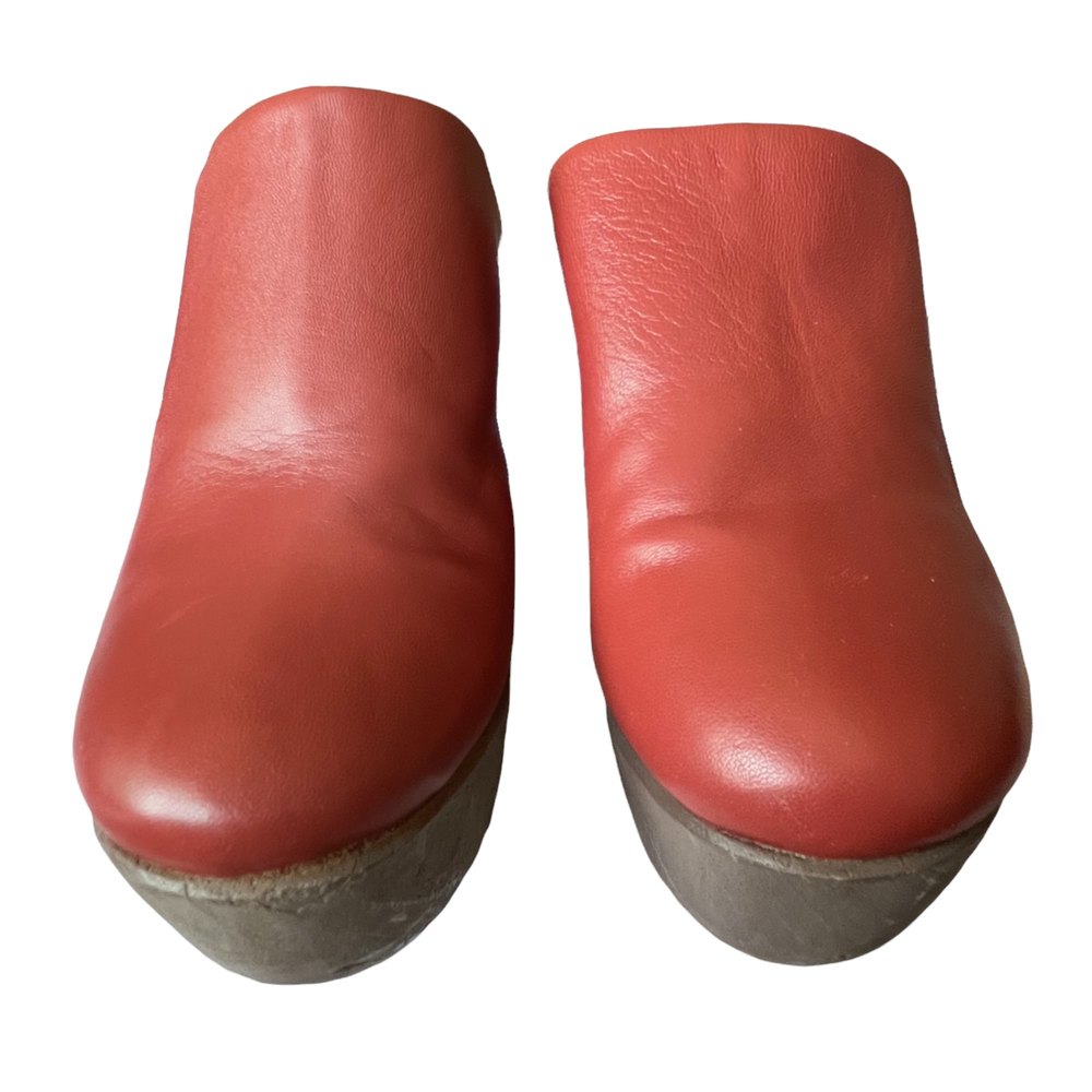 Fausto Santini Leather Wedge Mule - Picture 6 of 9